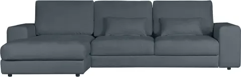 Диван Престон с канапе Gunnared dark grey (правый)