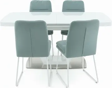 Стол Фоджа Opti White/ Стул Софт Вивальди 10