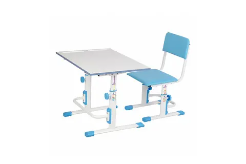 Стул для школьника регулируемый Polini kids City / Polini kids Smart L, белый-синий