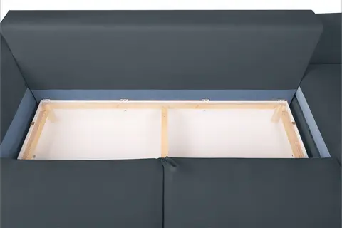 Диван Престон с канапе Gunnared dark grey (правый)