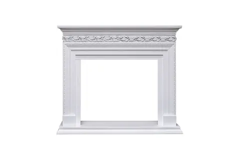 Каминокомплект Valletta Белый с очагом Vision 30 EF LED FX