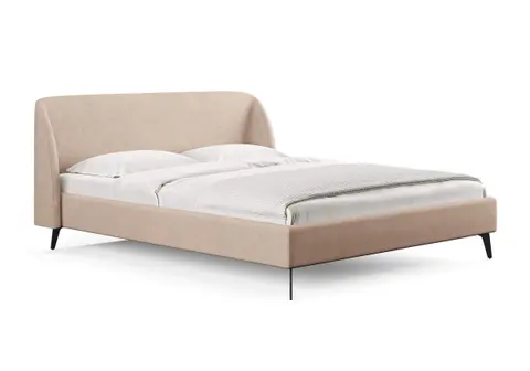 Кровать Rosa — Микровелюр Кремовый