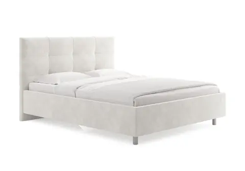 Кровать Caprice — Микровелюр Белый