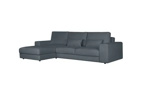 Диван Престон с канапе Gunnared dark grey (правый)