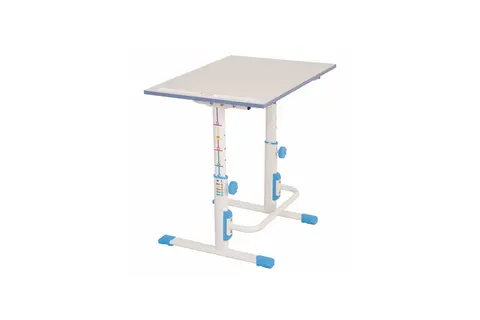 Растущая парта-трансформер Polini kids Simple М1 75х55 см, белый-синий