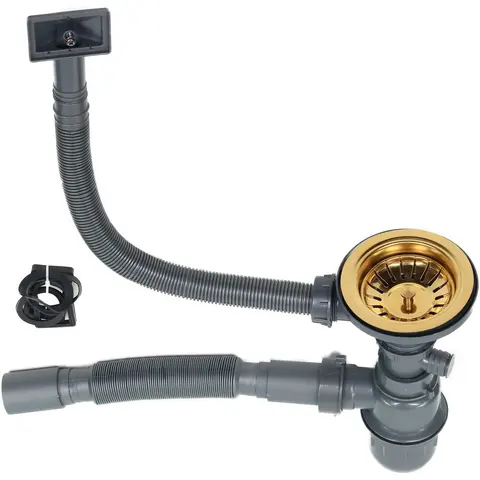 Мойка D5050HG MELANA Профлайн 3,0/200 ЗОЛОТО врезная квадратная D5050HG