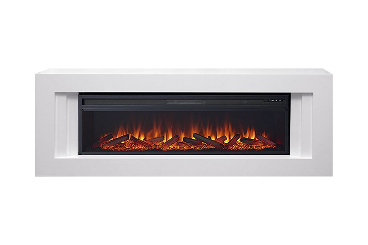 Каминокомплект Line Белый с очагом Vision 60 LOG LED