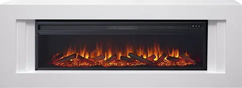 Каминокомплект Line Белый с очагом Vision 60 LOG LED