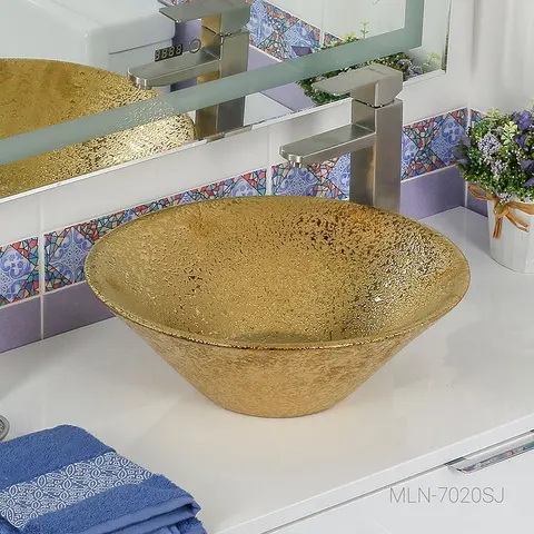 Раковина MELANA MLN-7020SJ золото