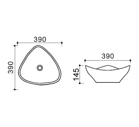Керамическая раковина для ванной MLN-4032