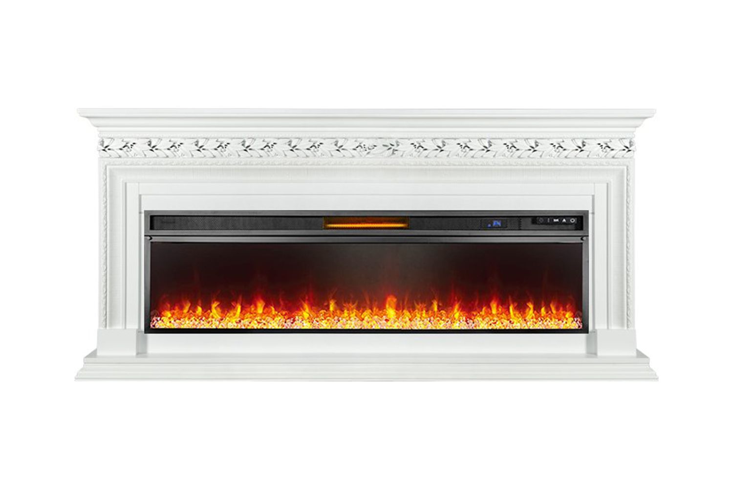 Каминокомплект Valletta Белый с очагом Vision 60 LED