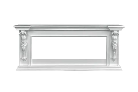Каминокомплект Sparta 60 - Белый с очагом Vision 60 LOG LED