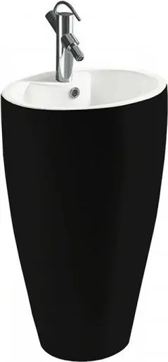Раковина напольная Melana MLN-B166-1BW черная
