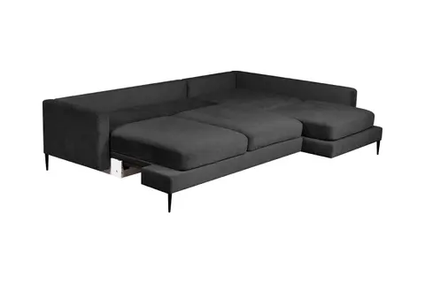 Диван Паоло с канапе Gunnared dark grey