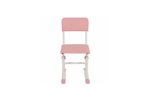 Стул для школьника регулируемый Polini kids City / Polini kids Smart L, белый-розовый