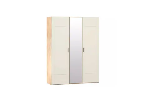 Шкаф комбинированный Livorno НМ 013.57 Х Софт Панакота, Дуб Бунратти