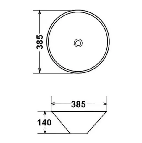 Фигурный умывальник MLN-T4006H