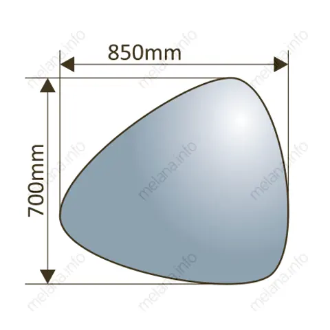 Зеркало с LED-подсветкой MELANA-8570 MLN-LED055