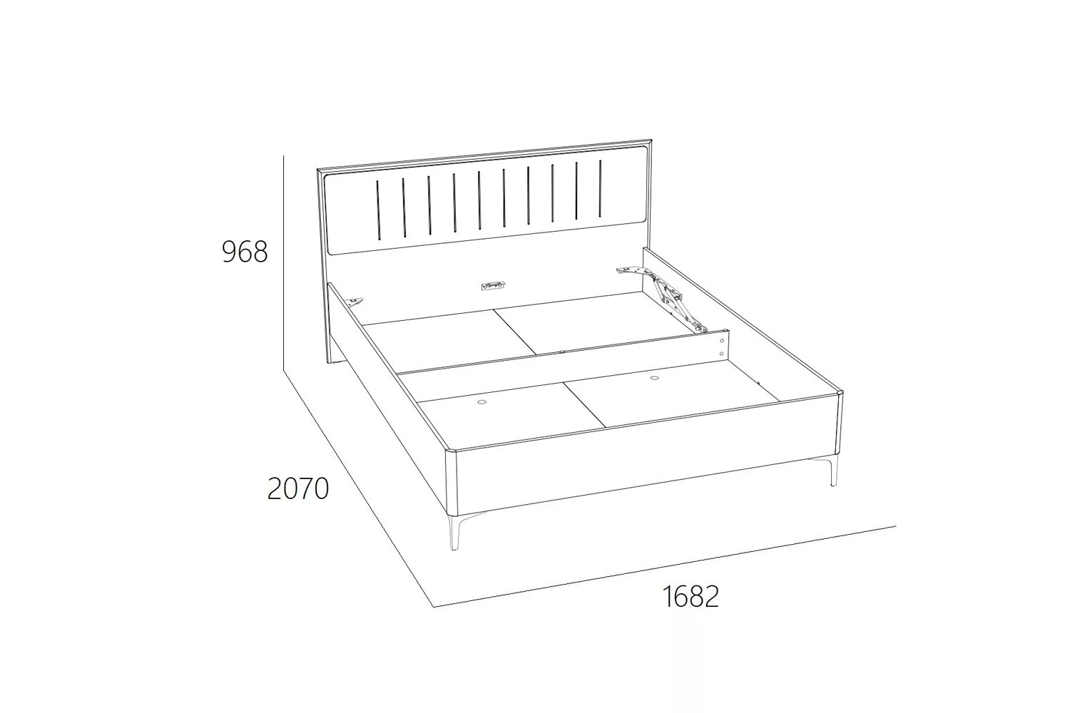 Кровать Арден НМ 040.54 Вивальди 04