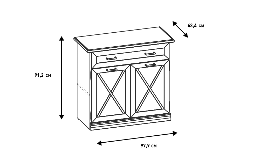 Комод Кантри КА-106.05 Валенсия