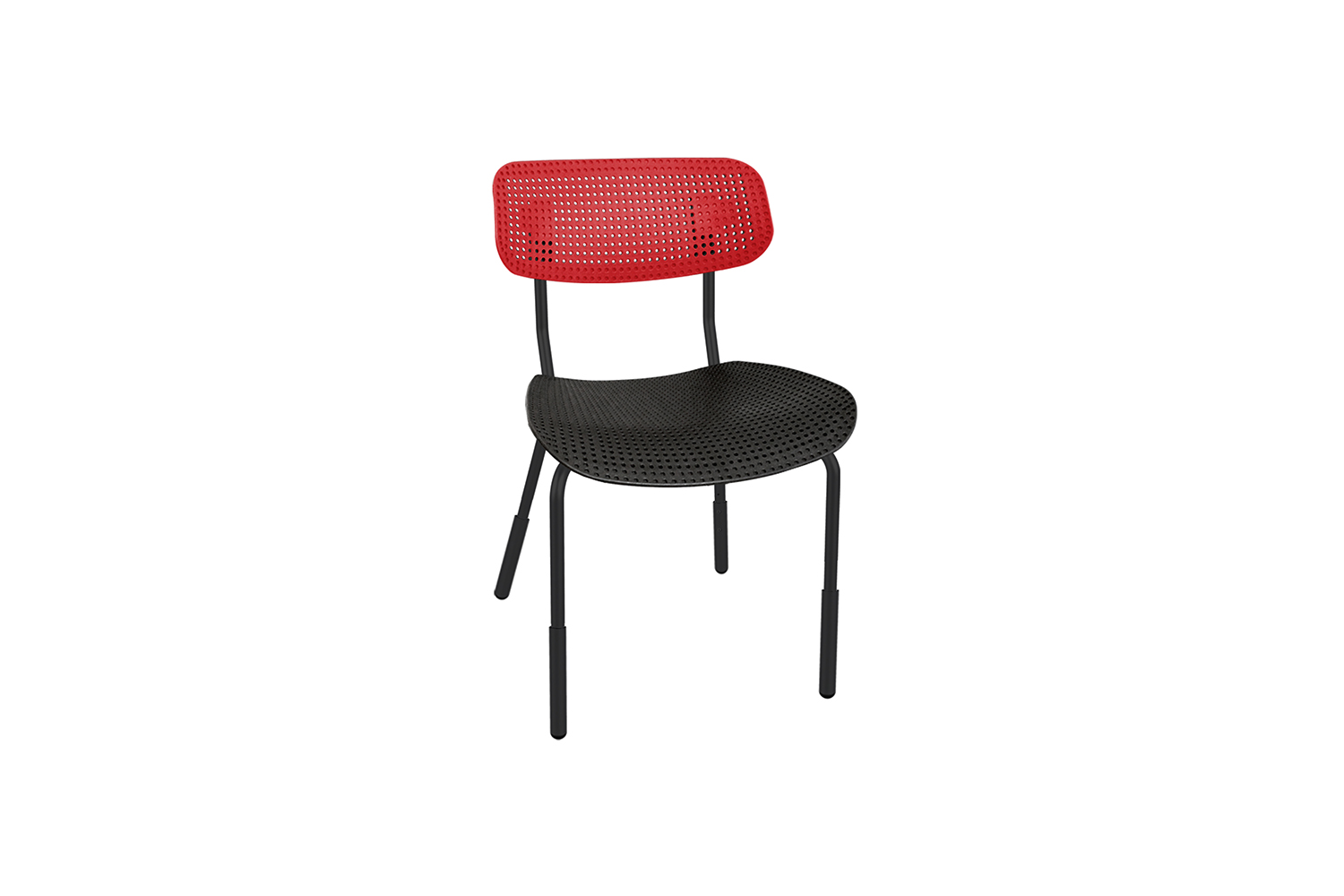 Школьный стул Точка Роста SHT-S85PB-1 Красный/Черный муар