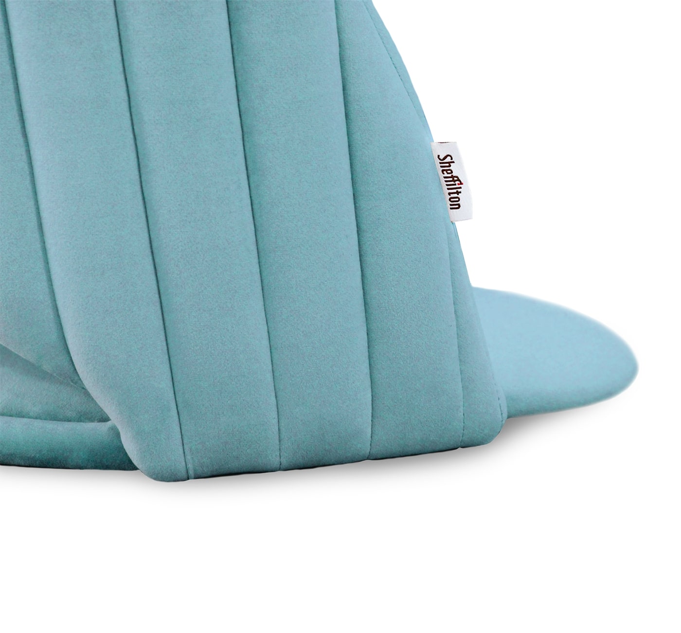 Стул барный SHT-ST34-1/S128 Голубая пастель / хром / белый муар