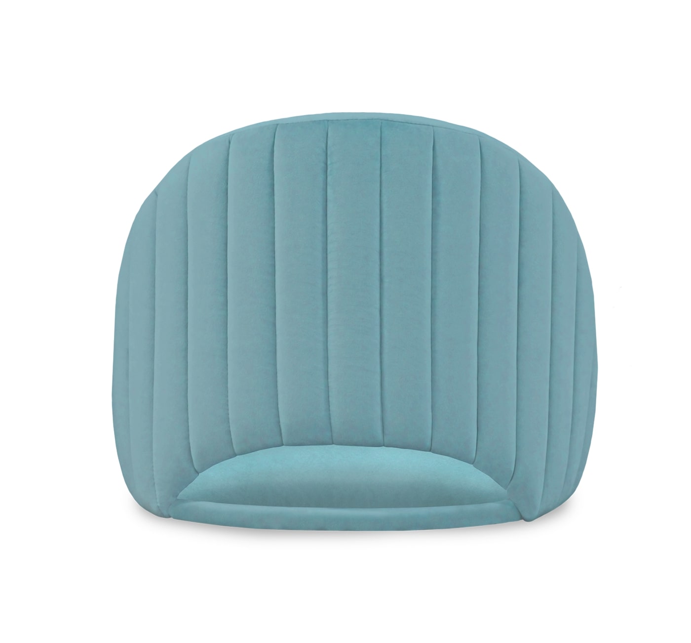 Стул барный SHT-ST34-1/S128 Голубая пастель / хром / белый муар