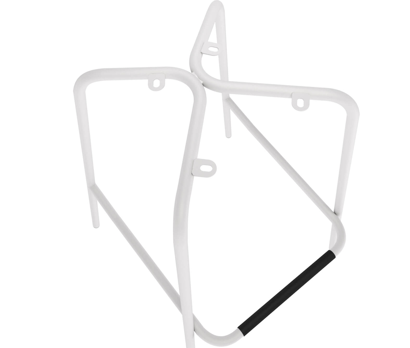 Стул барный SHT-ST19/S29 черный/белый муар