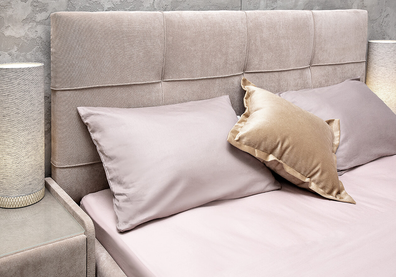 Кровать Caprice Микровелюр Белый