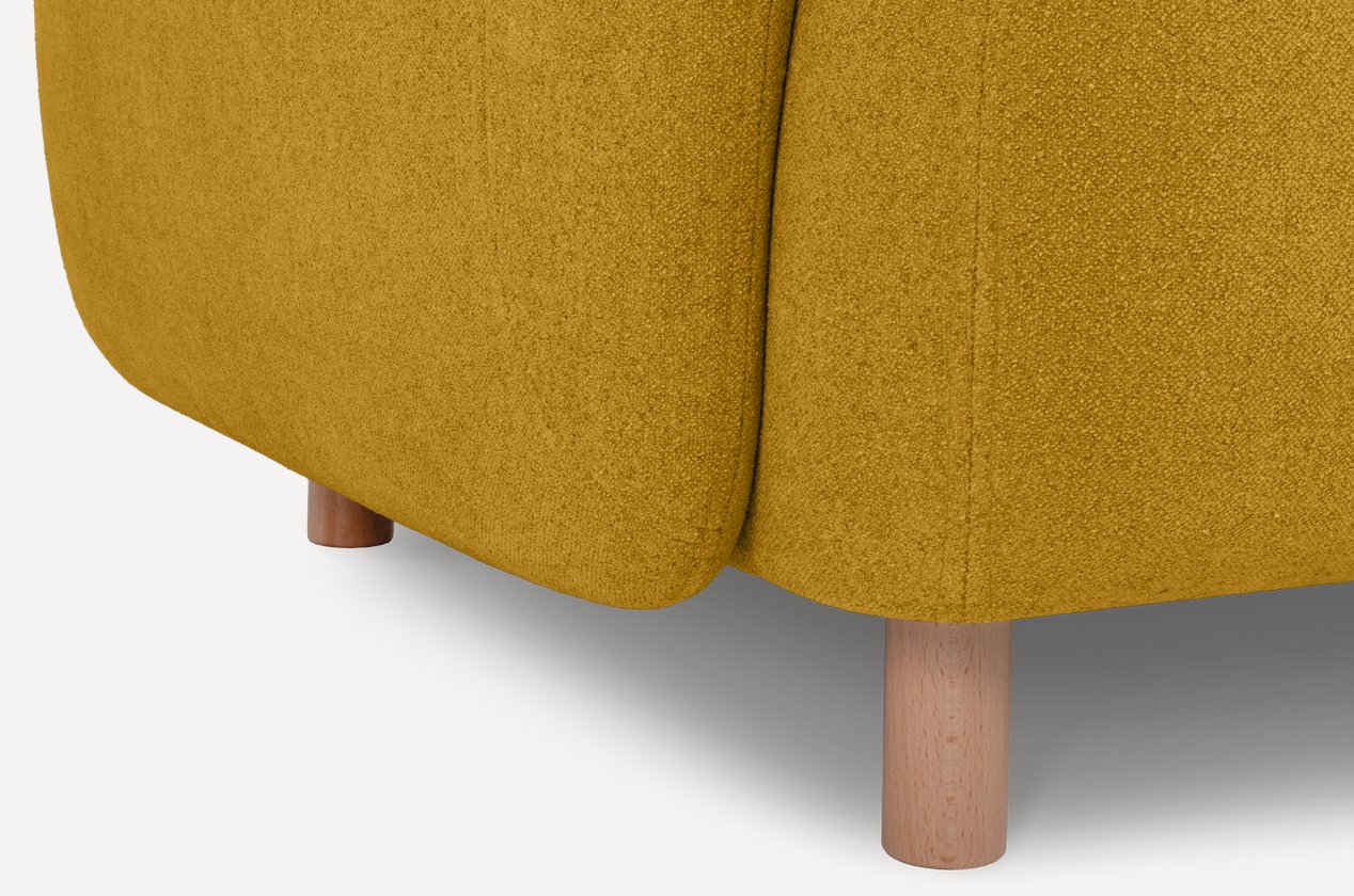 Диван Пайпел-3 Bucle Yellow