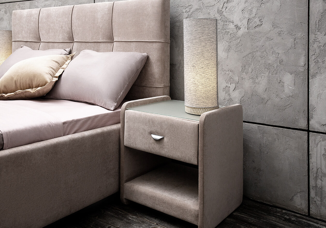 Кровать Caprice Микровелюр Белый