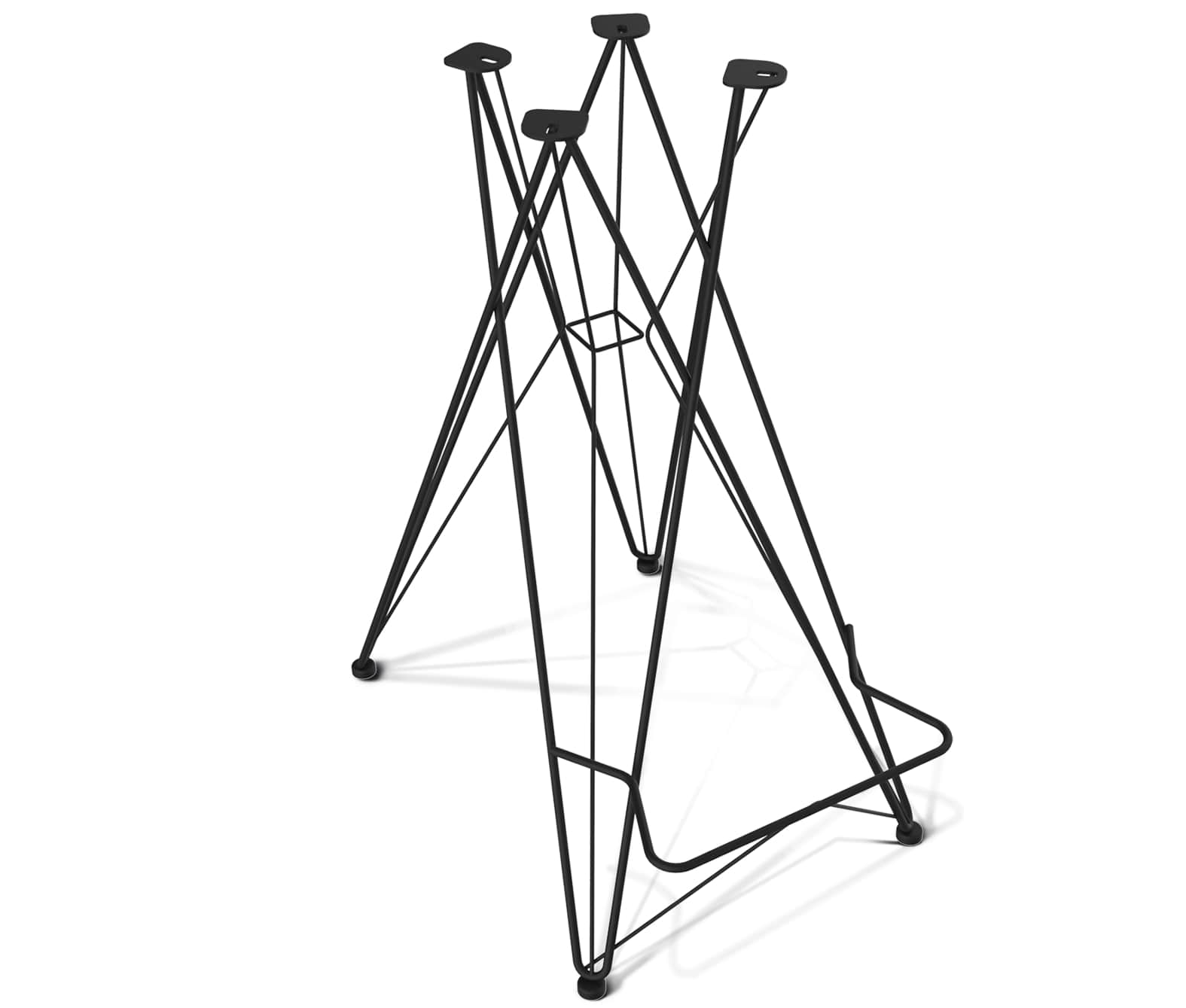 Стул барный SHT-ST19/S66 Белый / черный муар