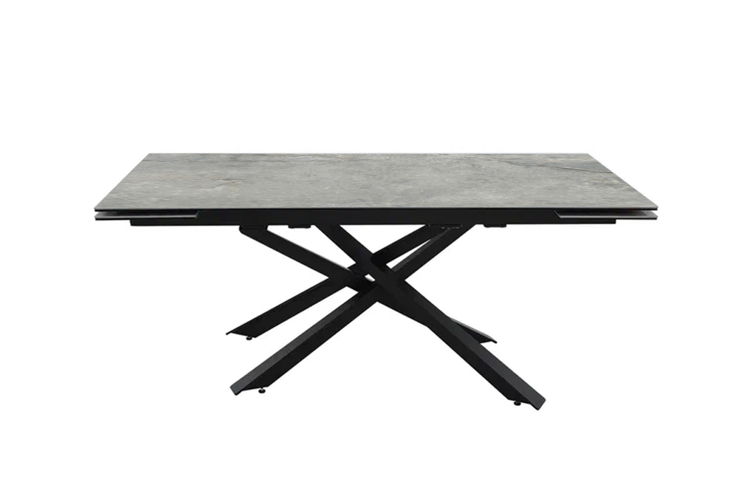 Стол Ансер Louvre Dark Grey /Черный матовый (Муар)