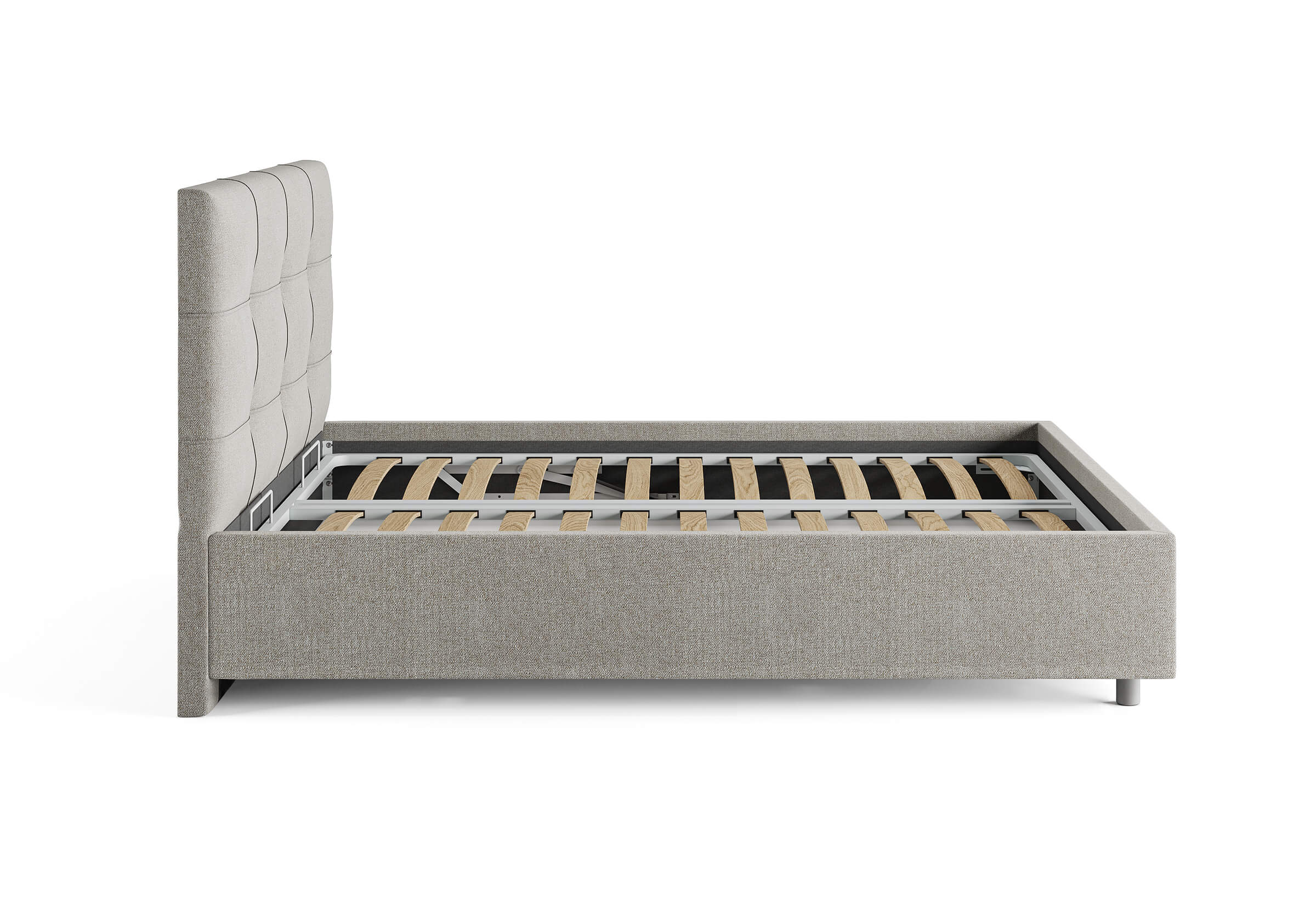 Кровать Caprice Микровелюр Белый