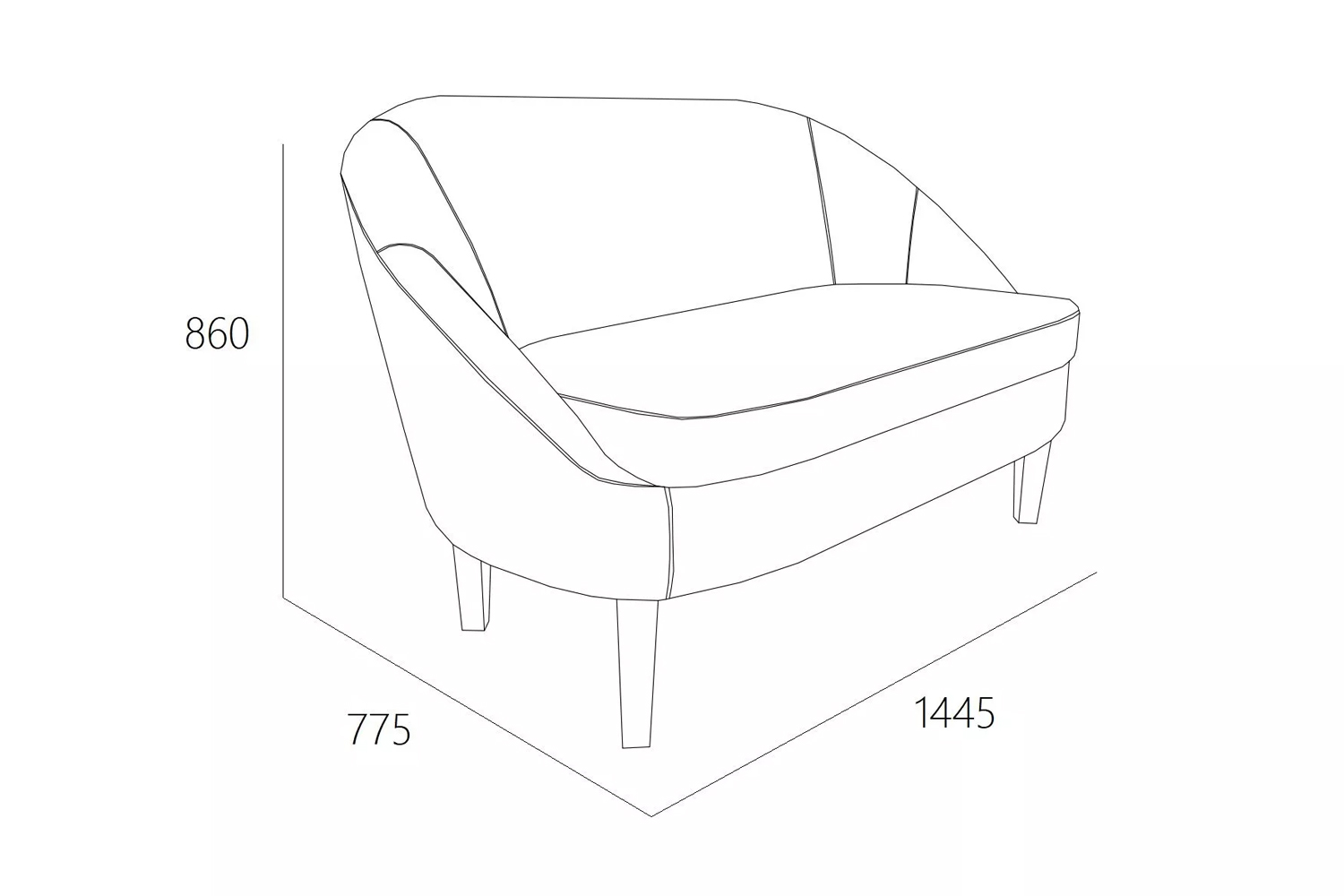 Диван Комо Ультра Мустард