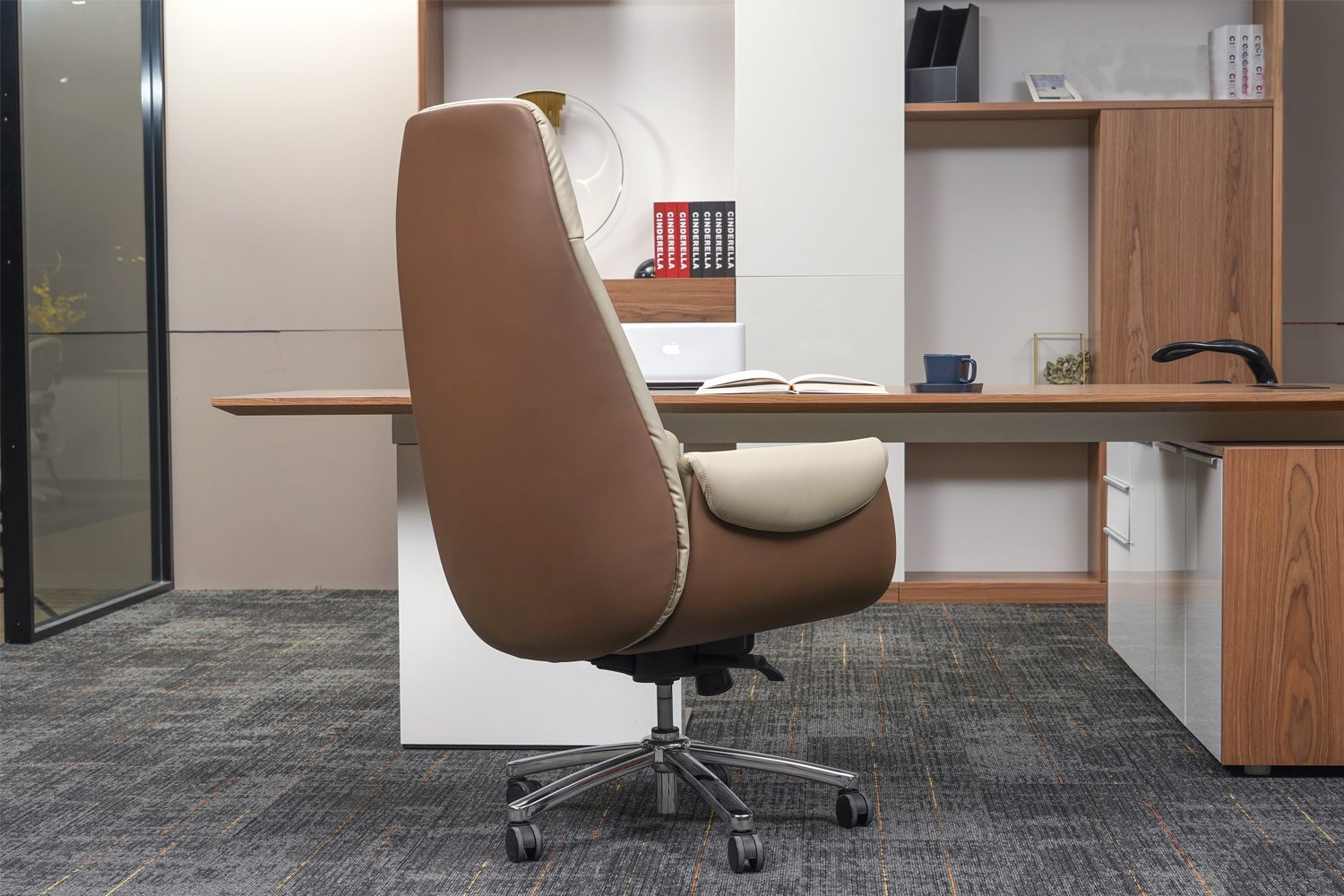 Кресло с высокой спинкой DL259A-PU