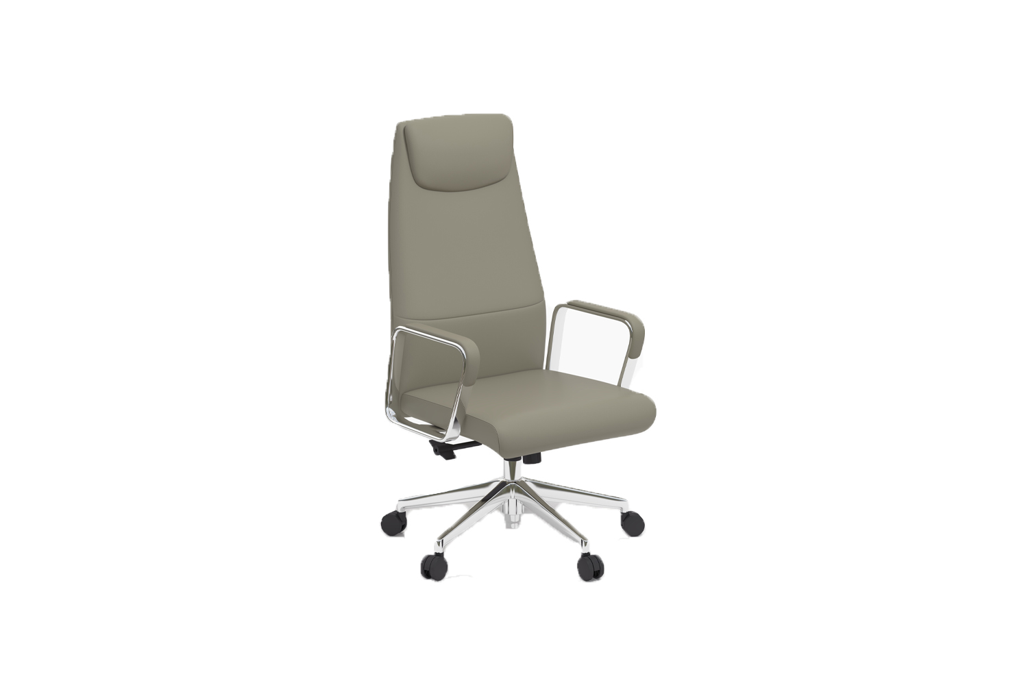 Кресло с высокой спинкой DL297A Grey