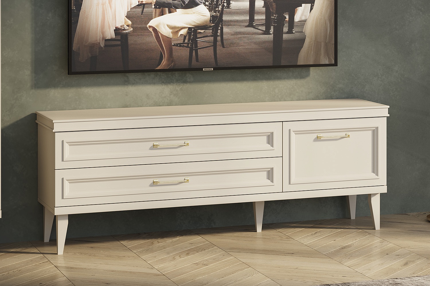 Тумба Орландо ОР-315.03 Ярко-серый