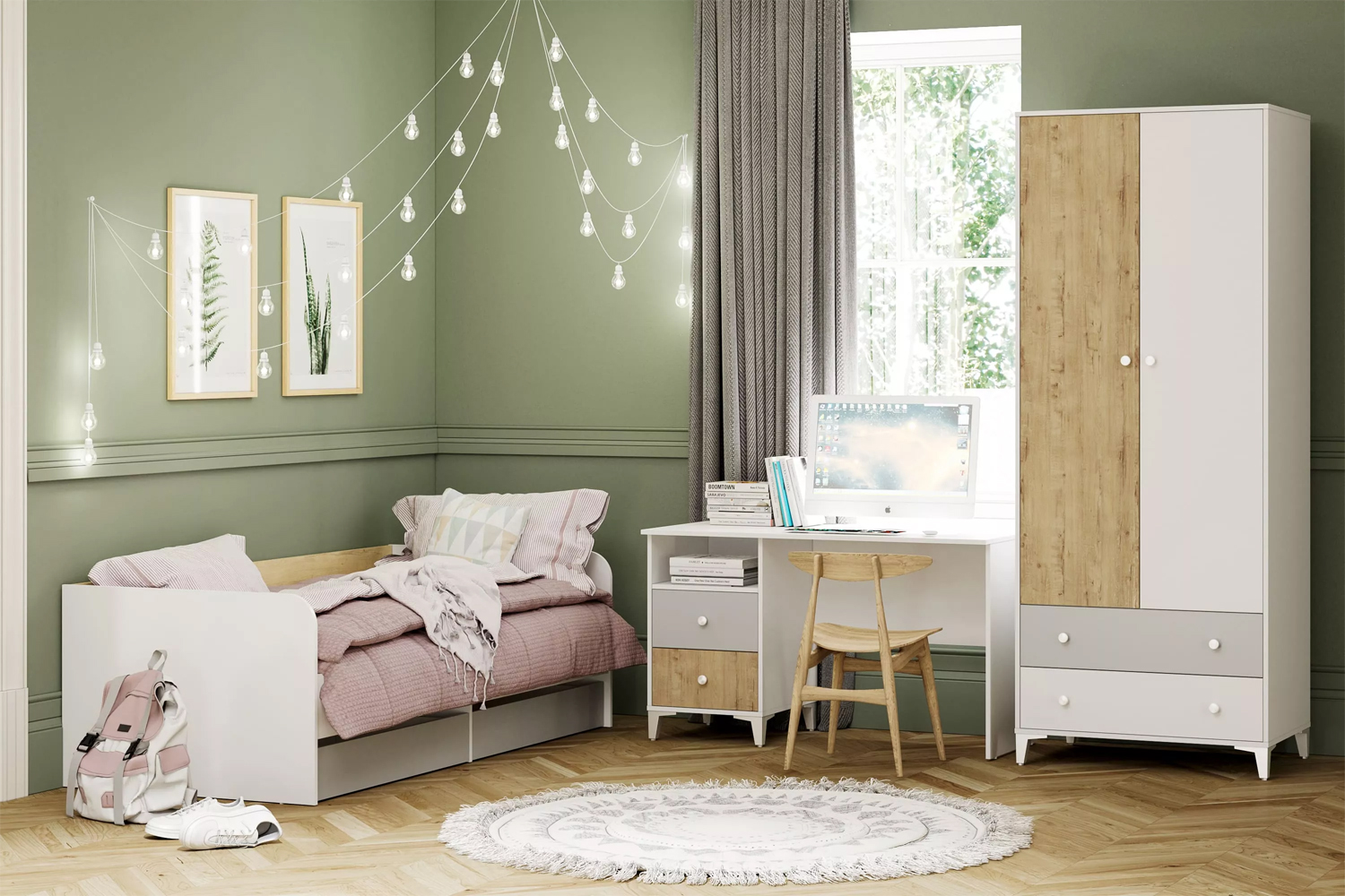 Шкаф для одежды Морти  НМ 041.10