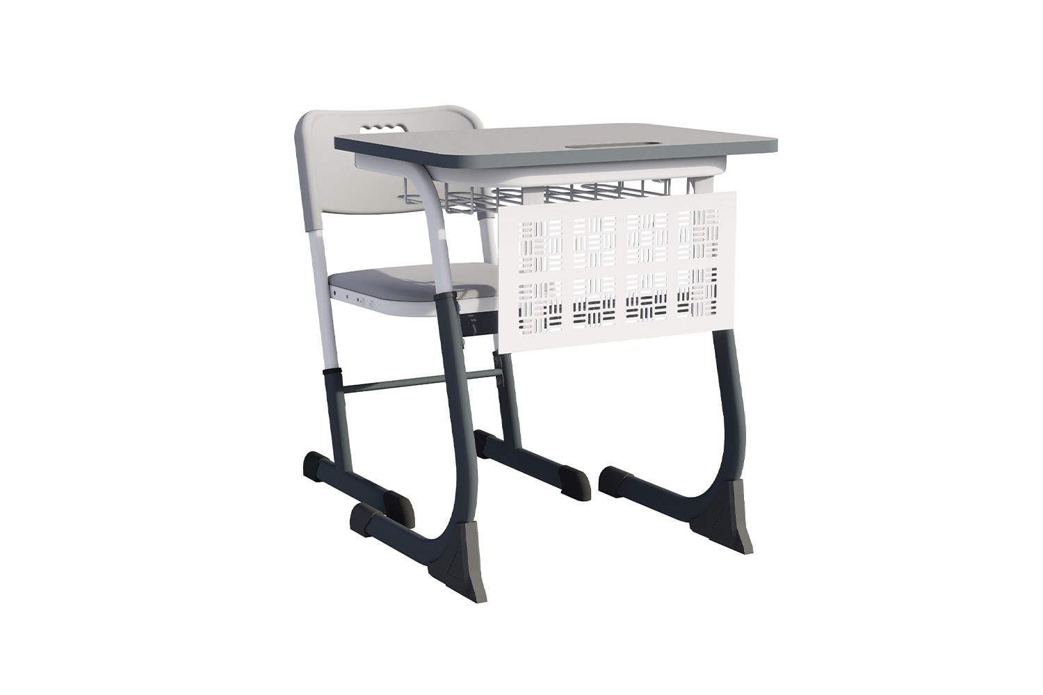 Парта одноместная SMARTY PLUS П600А-SM+ с сеткой