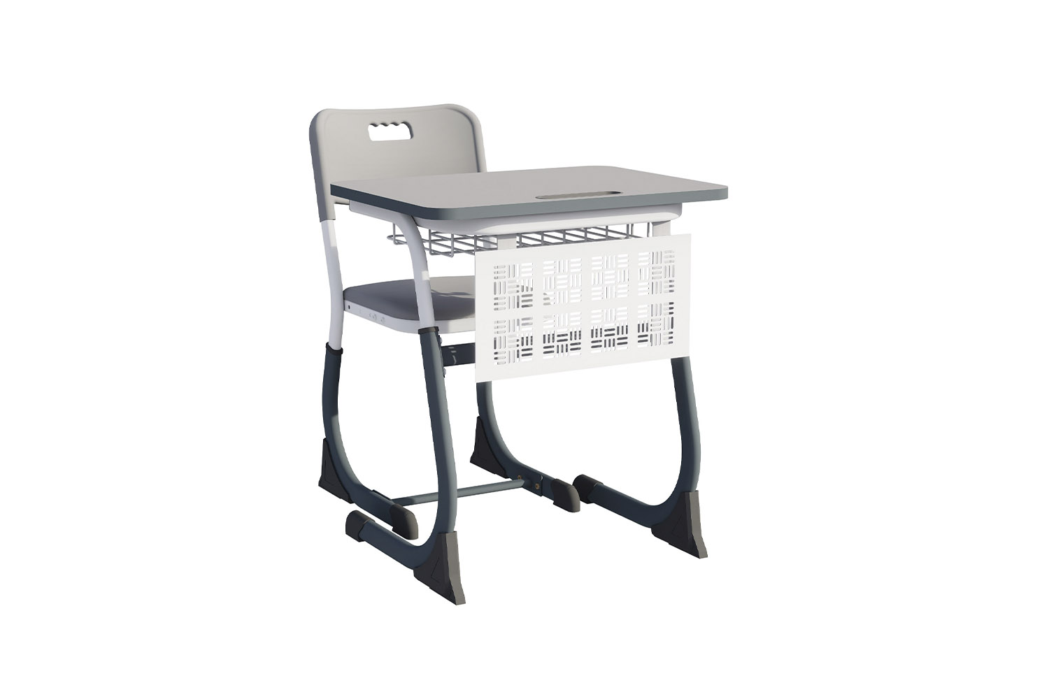Парта одноместная SMARTY PLUS П600А-SM+ с сеткой