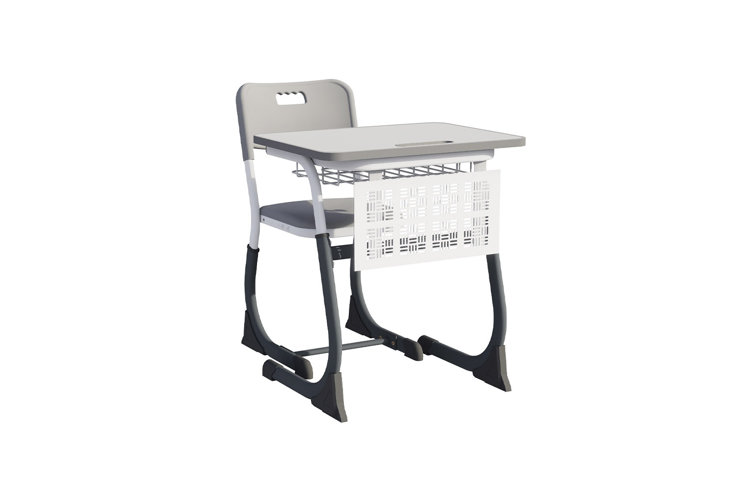 Парта одноместная SMARTY PLUS П600А-SM+p с сеткой