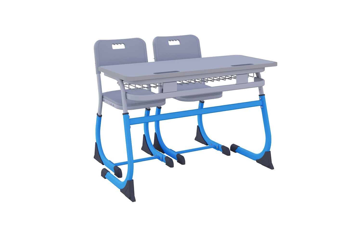 Парта SMARTY двухместная П1200А-SM/ синий