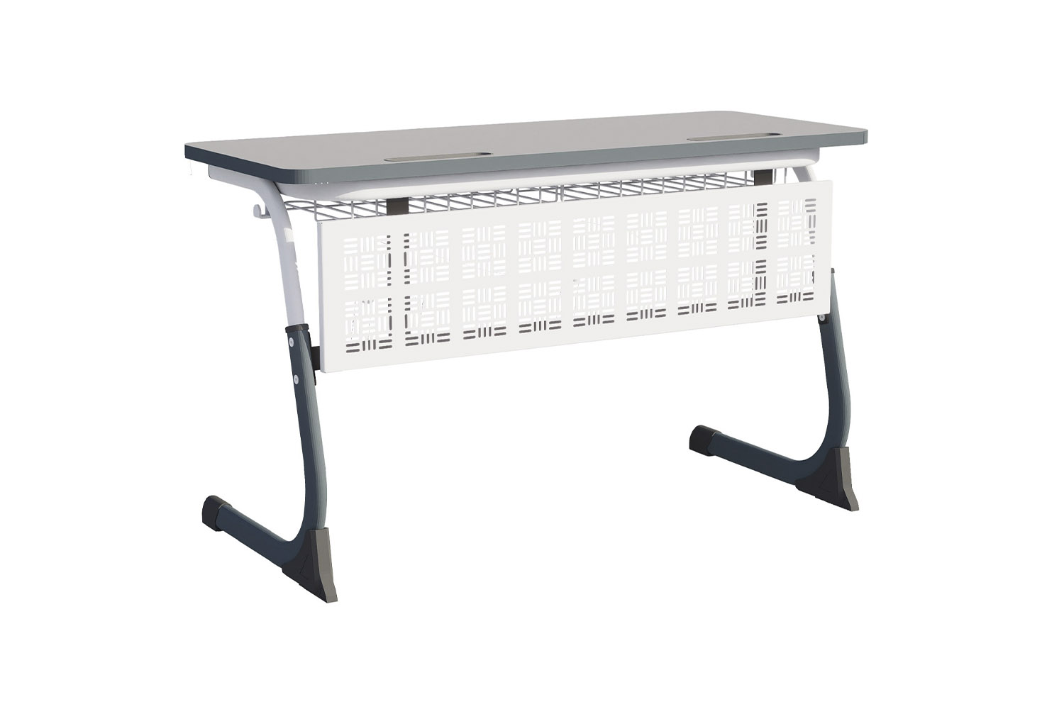 Парта двухместная SMARTY PLUS П1200А-SM+ с сеткой