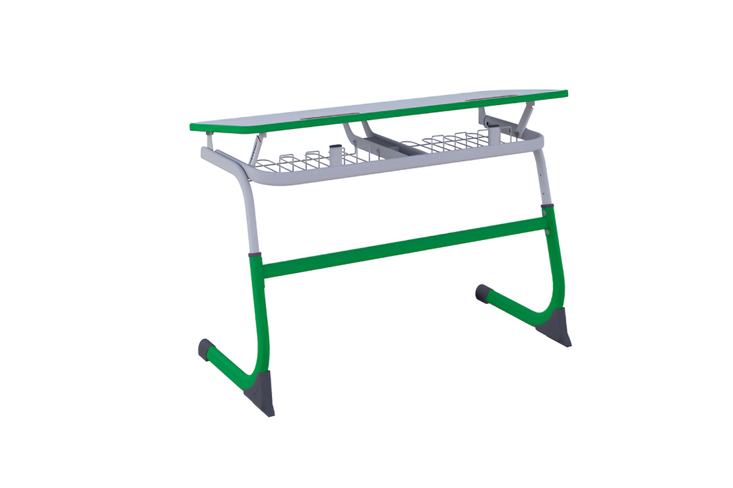 Парта SMARTY  двухместная П1200А-SMpY/ Зеленый