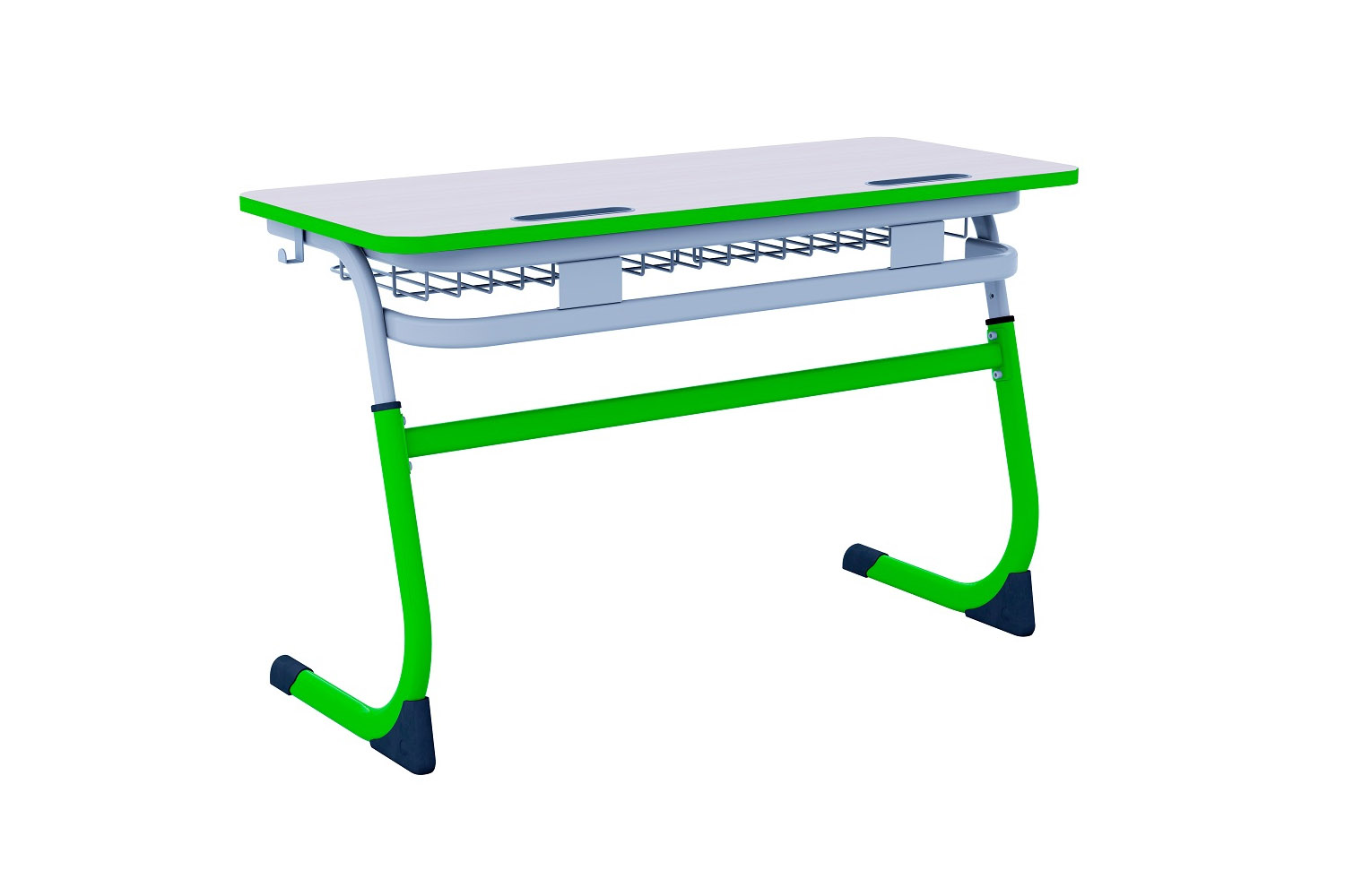 Парта SMARTY двухместная П1200А-SMp/Зеленый
