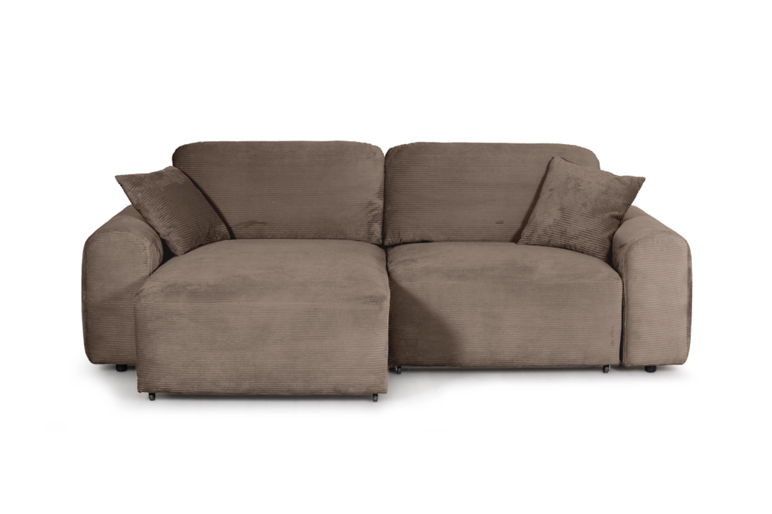 Raklet 303 угловой диван-кровать 1,5ек-1,5пфек (932 коричневый (Cilium Brown))