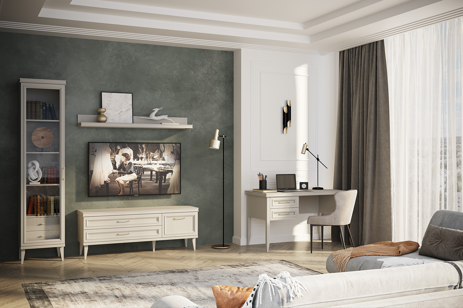 Тумба Орландо ОР-315.03 Ярко-серый