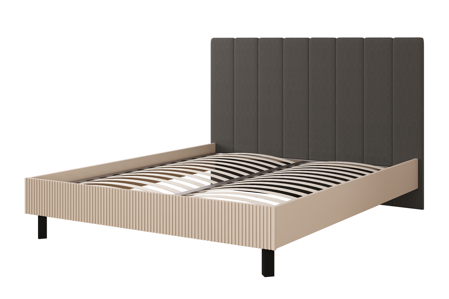 Кровать Хилтон ХТ-810.26 Кашемир Серый