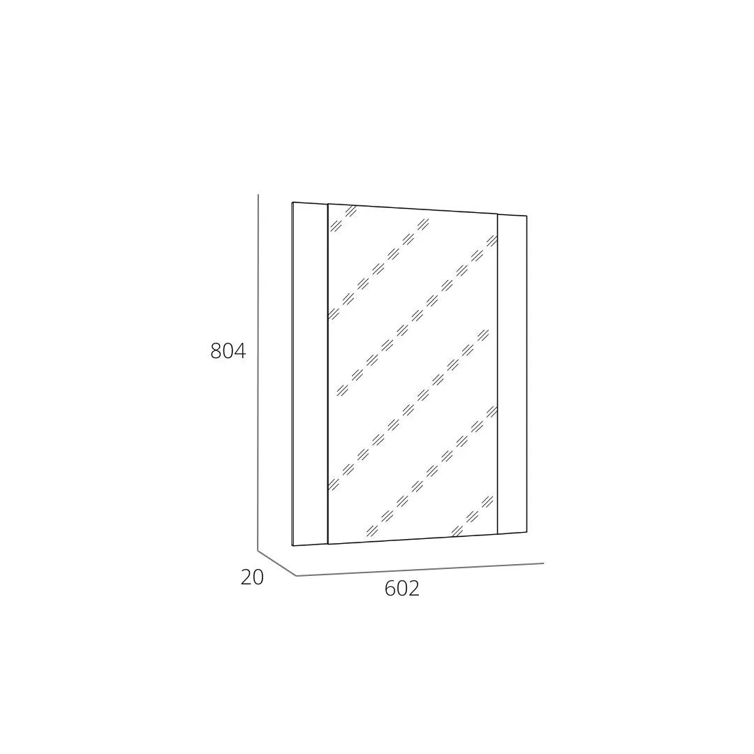 Зеркало "Livorno" НМ 040.68 Х Дуб Бунратти